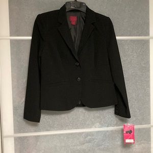 NWT, 212 Collection, Black stretch blazer, size 12
